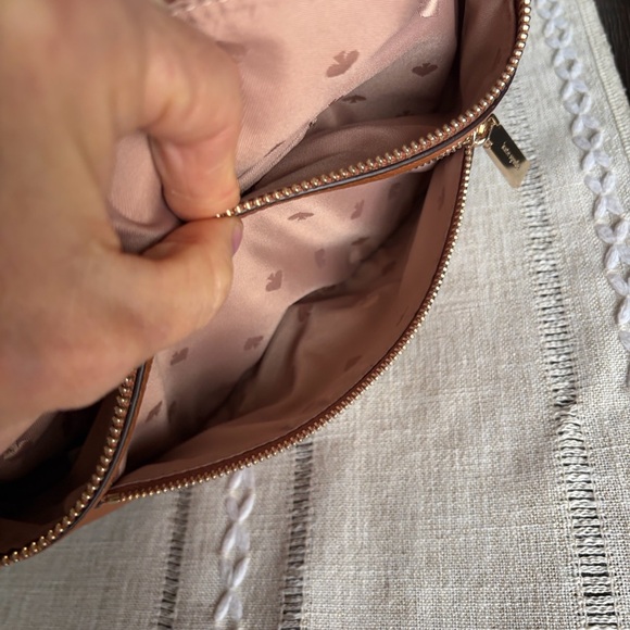 kate spade Cognac Pebbled Leather Belt Bag with Gold Hardware - Picture 6 of 9